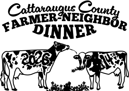 Logo for the 2026 Farmer-Neighbor Dinner in Cattaraugus County